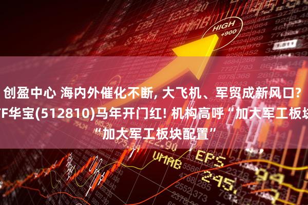 创盈中心 海内外催化不断, 大飞机、军贸成新风口? 军工ETF华宝(512810)马年开门红! 机构高呼“加大军工板块配置”